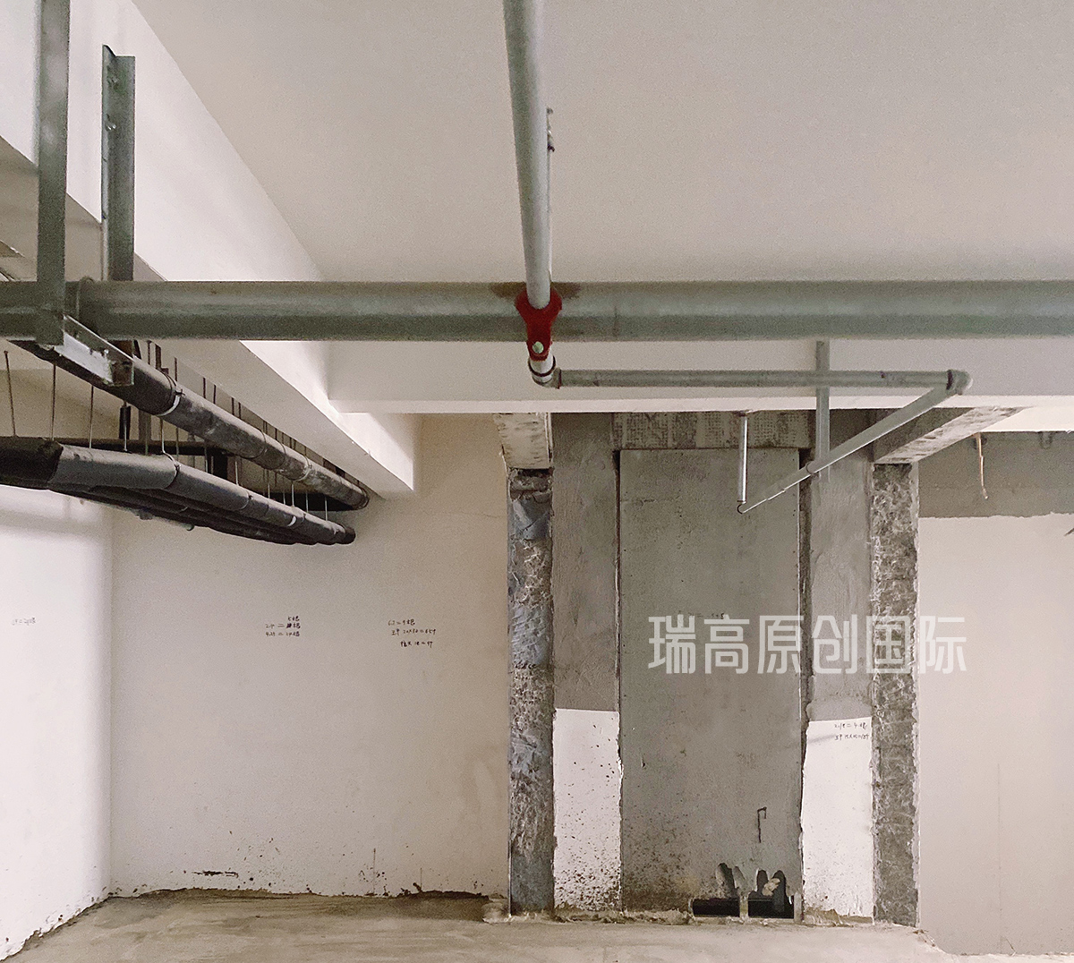 碧桂园豫府 165㎡ 新中式 风格装修在施工地-拆除新建