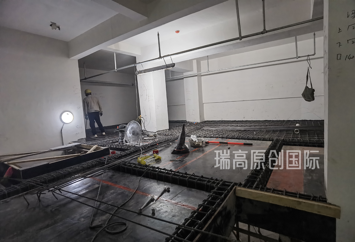 碧桂豫府241㎡现代风格装修在施工地-拆除新建