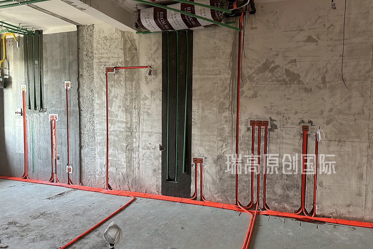 雅居乐 185㎡ 现代简约风格装修在施工地-水电施工