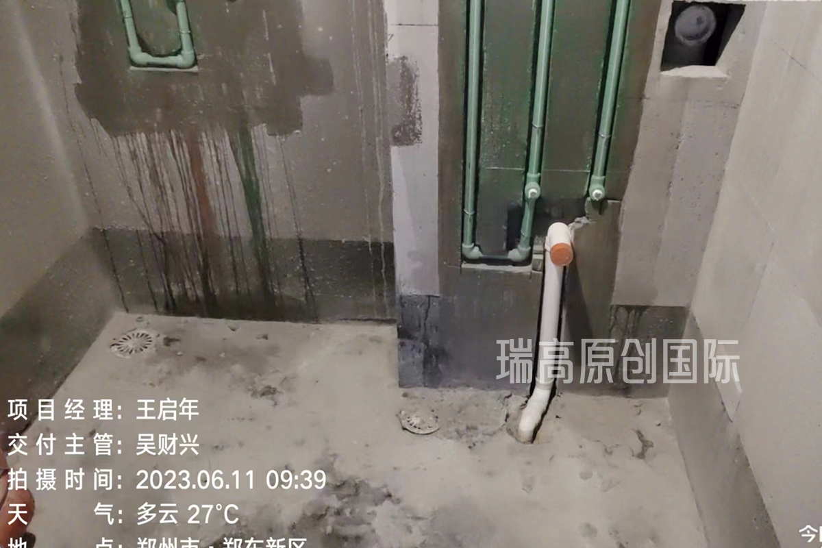 雅居乐 185㎡ 现代简约风格装修在施工地-水电施工