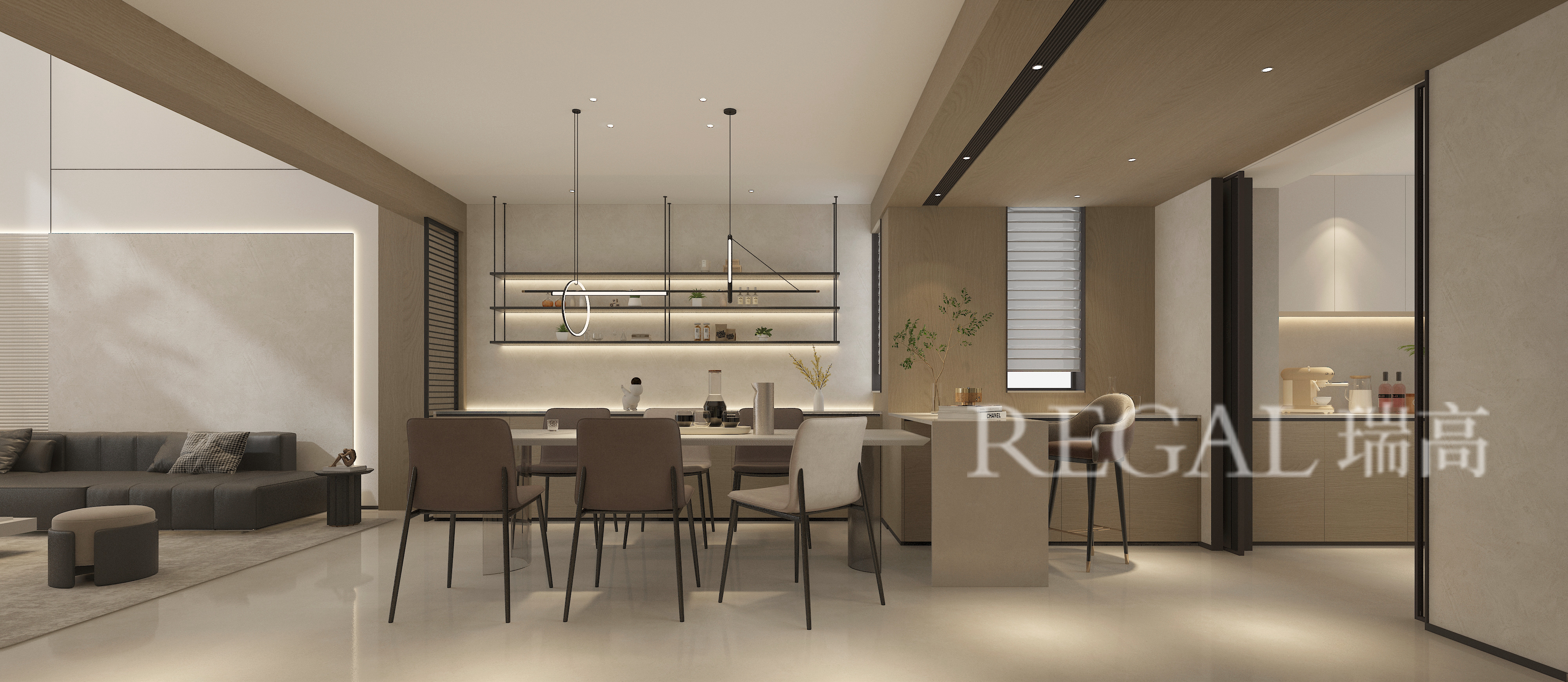 龙湖上第复式230㎡现代简约风