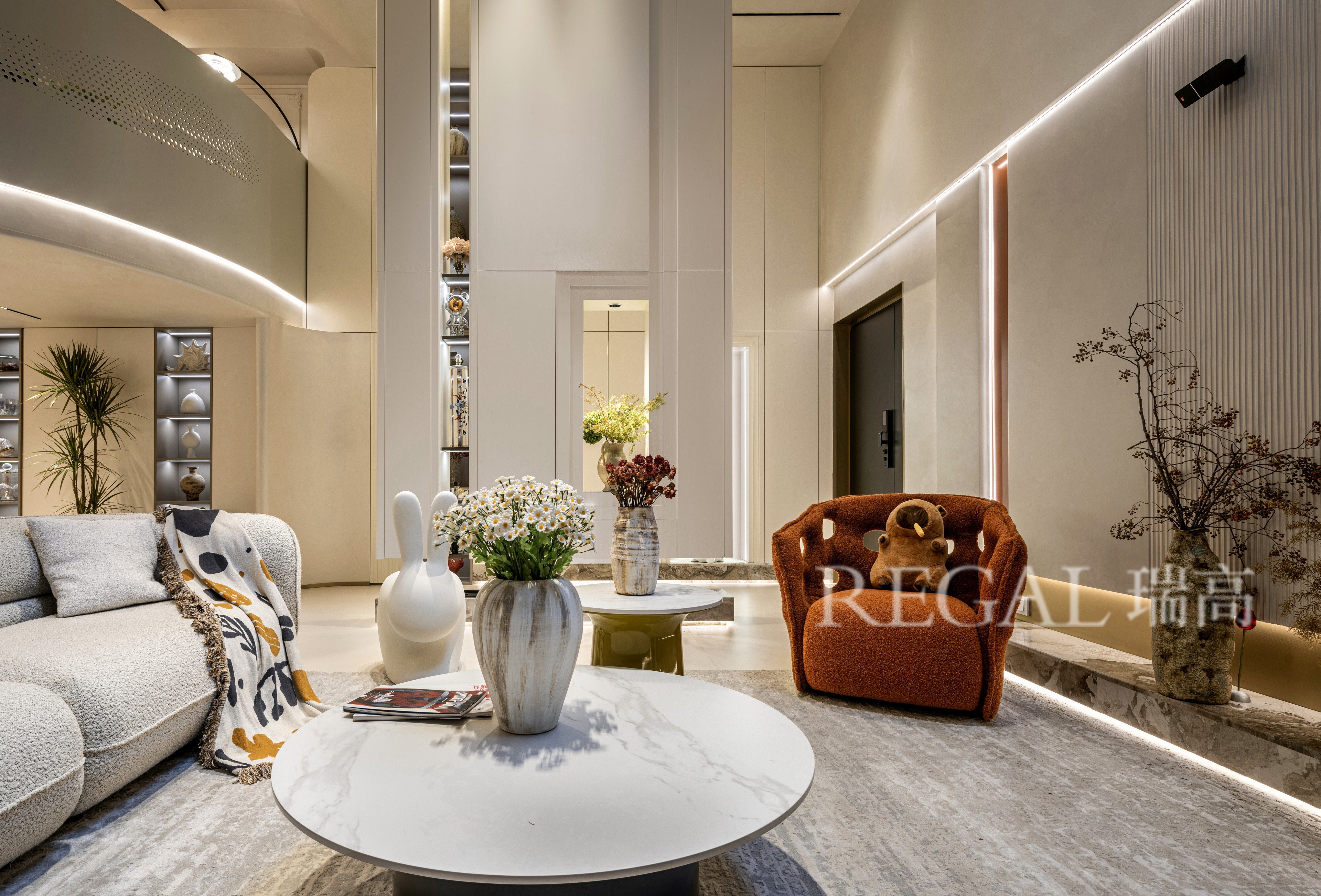 龙湖景粼玖序320㎡叠墅-现代法式风